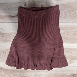 Free people knit sweater skirt